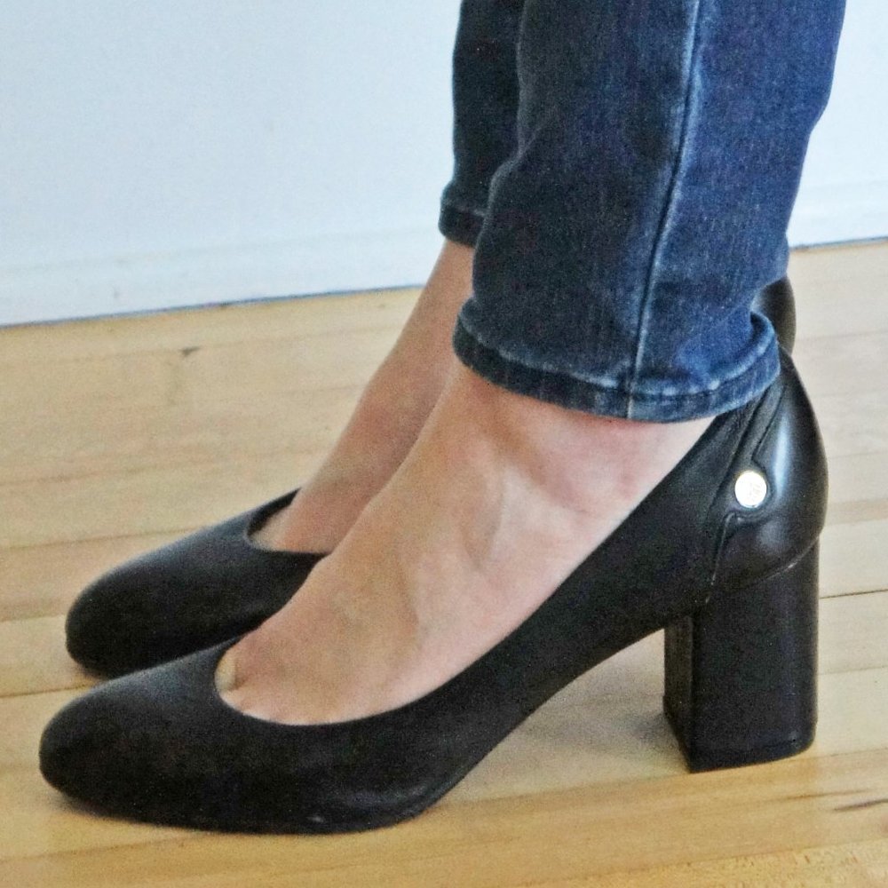 Tommy Hilfiger Chunky Black Heels
